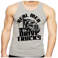 Camiseta Regata adulto ou infantil Motorista caminhão truck caminhoneiro - Foto 2