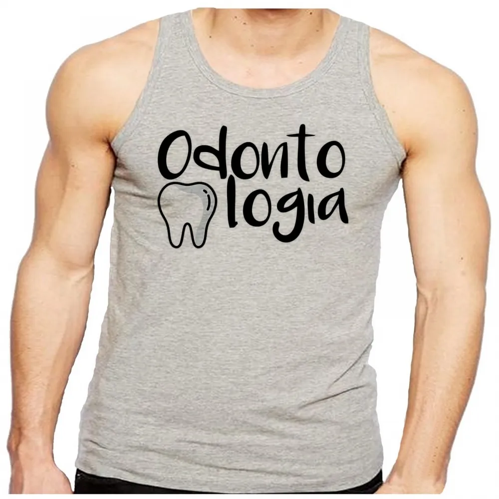 Camiseta Regata adulto ou infantil Odontologia dentista Imagem