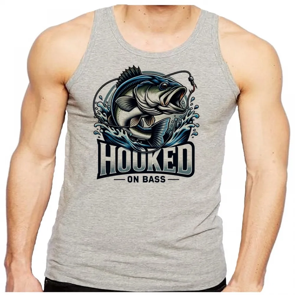 Camiseta Regata adulto ou infantil Pescador peixe pescaria anzol