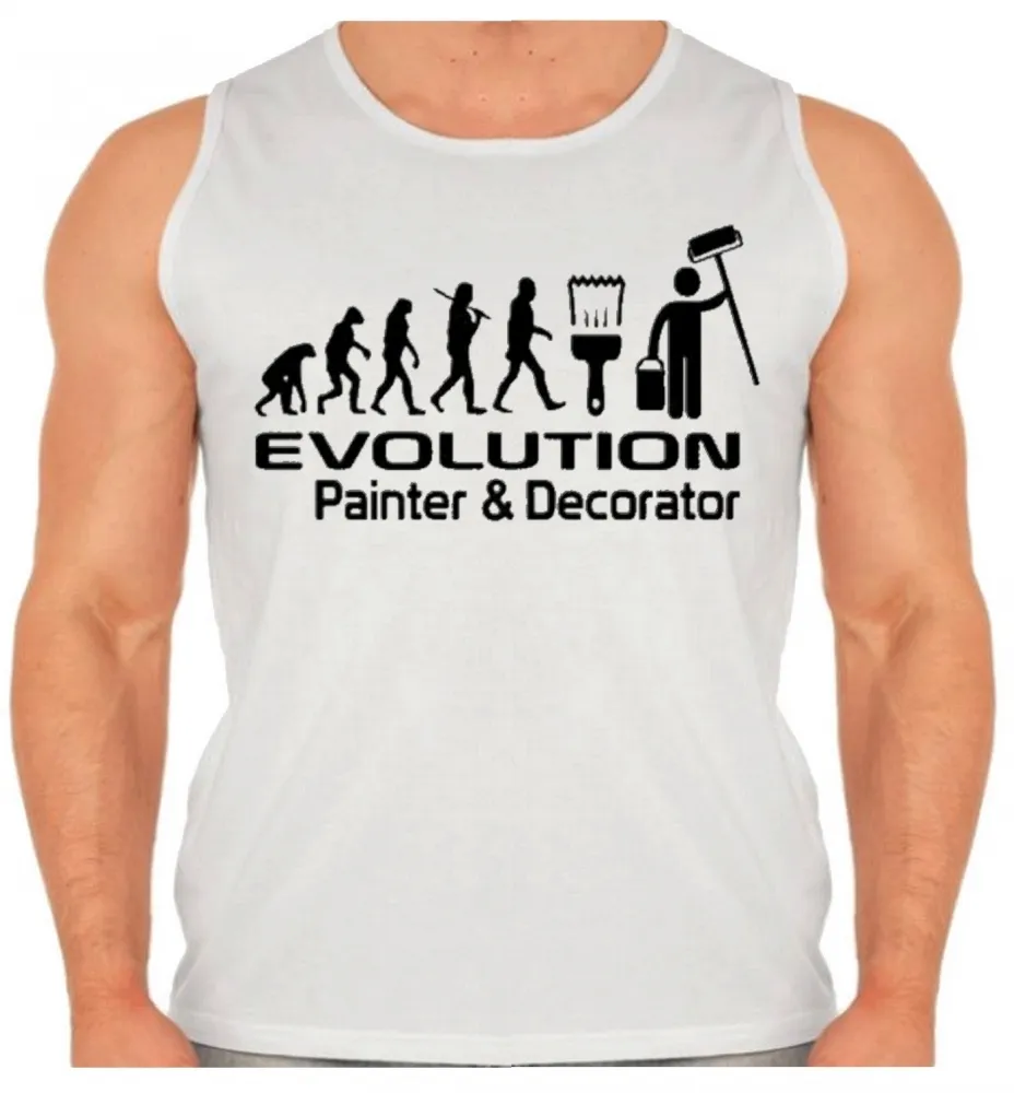 Camiseta Regata adulto ou infantil Pintor decorador evolução empreitero Imagem