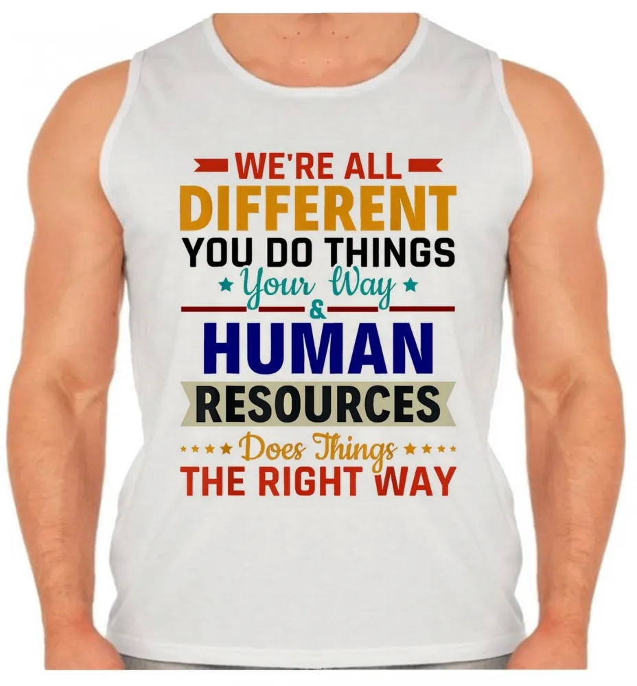 Camiseta Regata adulto ou infantil Recursos Humanos profissão Imagem
