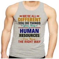 Camiseta Regata adulto ou infantil Recursos Humanos profissão - Foto 2