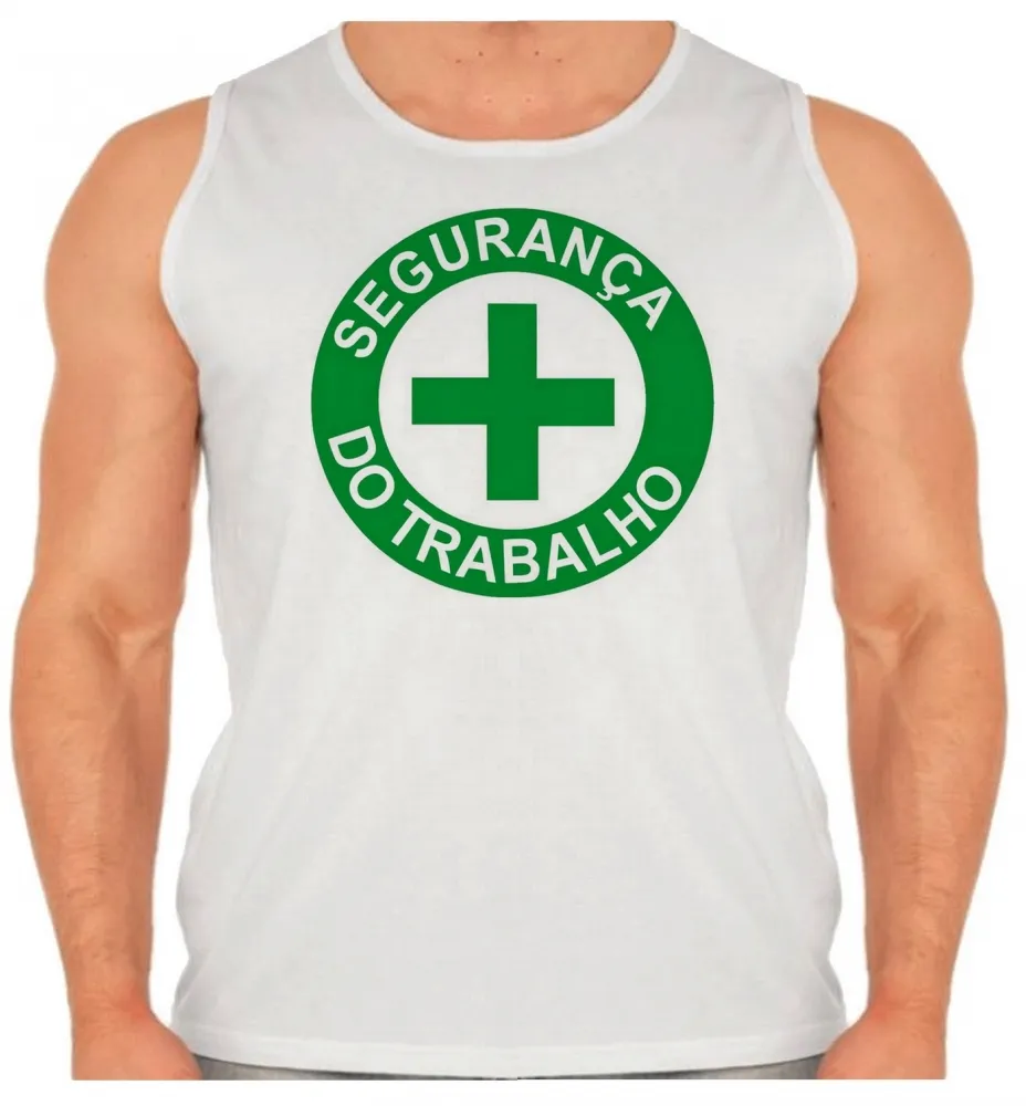 Camiseta Regata adulto ou infantil Segurança do trabalho