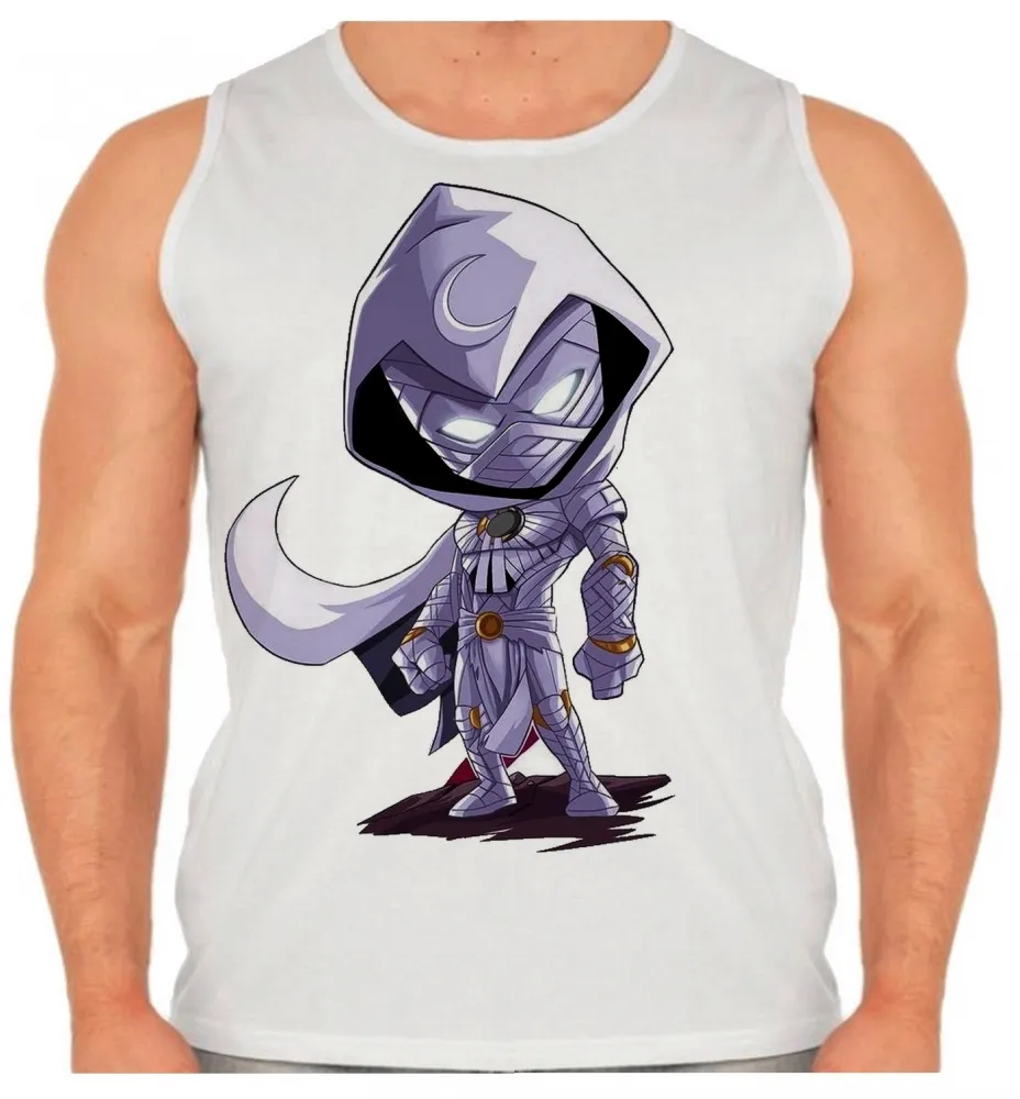 Camiseta Regata adulto ou infantil Cavaleiro da Lua Mumia egito piramides