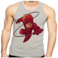 Camiseta Regata adulto ou infantil Demolidor amigo justiceiro - Foto 2