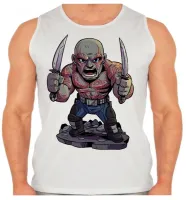 Camiseta Regata adulto ou infantil Drax guardiões da galaxia - Foto 2