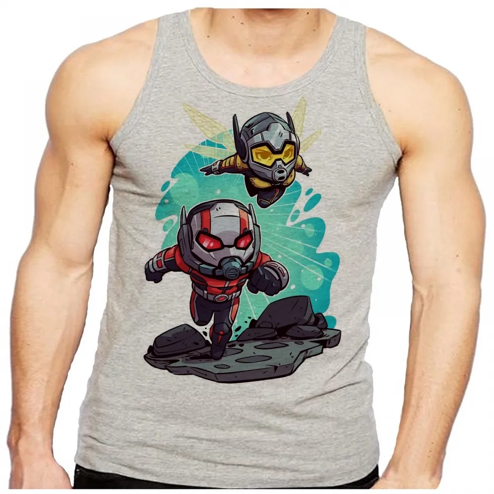 Camiseta Regata adulto ou infantil Homem formiga vespa super herois