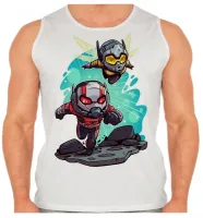 Camiseta Regata adulto ou infantil Homem formiga vespa super herois - Foto 2