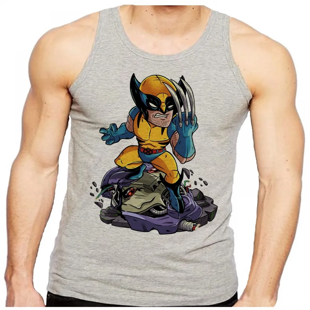 Camiseta Regata adulto ou infantil Wolverine garra vingador top