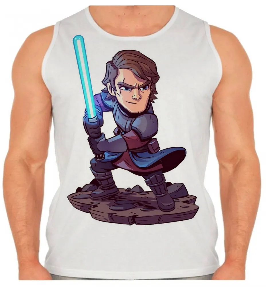 Camiseta Regata adulto ou infantil Darth Vader anakin skywalker