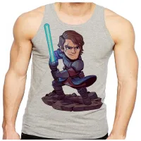 Camiseta Regata adulto ou infantil Darth Vader anakin skywalker - Foto 2