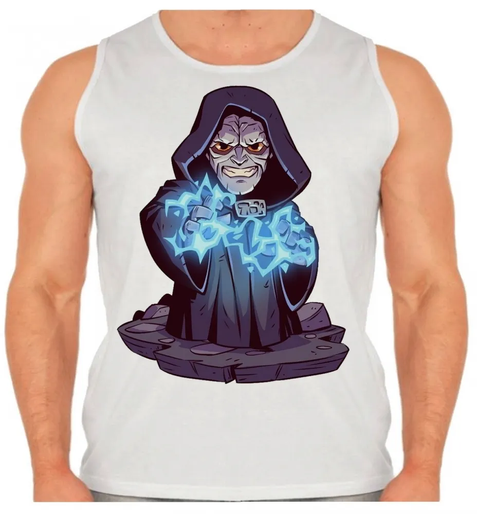 Camiseta Regata adulto ou infantil Imperador Palpatine darth vader Darth Sidious Lorde Sith