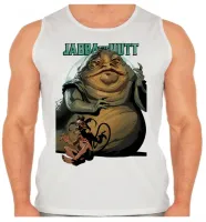 Camiseta Regata adulto ou infantil Jabba the hutt star wars - Foto 2