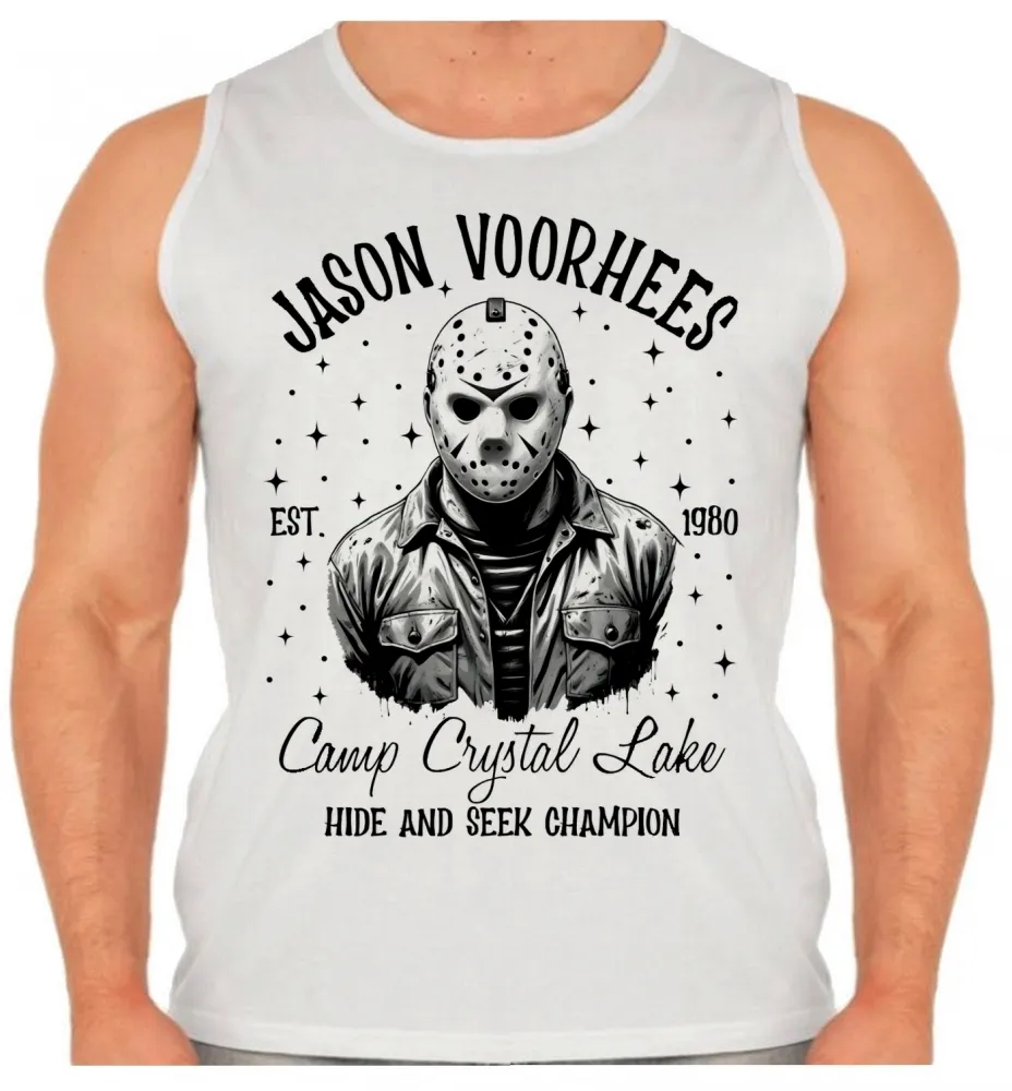 Camiseta Regata adulto ou infantil Jason sexta feira 13 terror