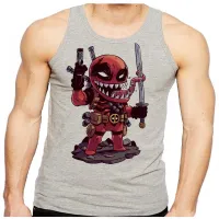 Camiseta Regata adulto ou infantil venom deadpool aranha - Foto 2