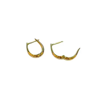 Brinco ouro 18k argola articulada - RARk731 - Foto 2