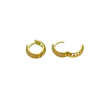  Par de argolas Ouro 18k  - SAR36702 - Foto 2