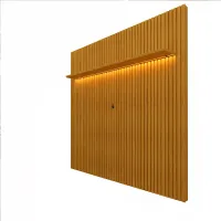 Painel Nobre Ripado 2,30 gelius altura 2.50 tv ate 85  em 3 cores sem nicho - Foto 3