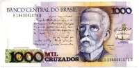 C193 - 1000 Cruzados - Machado de Assis - Data: 1987 - Estado de Conservação: Soberba (Sob)