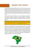 096 - Geografia - O Território Brasileiro - Território, Limite e Fronteira - 7º ano - PDF com 18 páginas - Foto 2