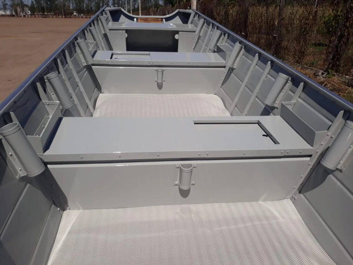 BARCO DE ALUMINIO PRO 600  6M MODELO CHATO, BICUDO OU SEMI CHATO - prazo de entrega 15 dias uteis