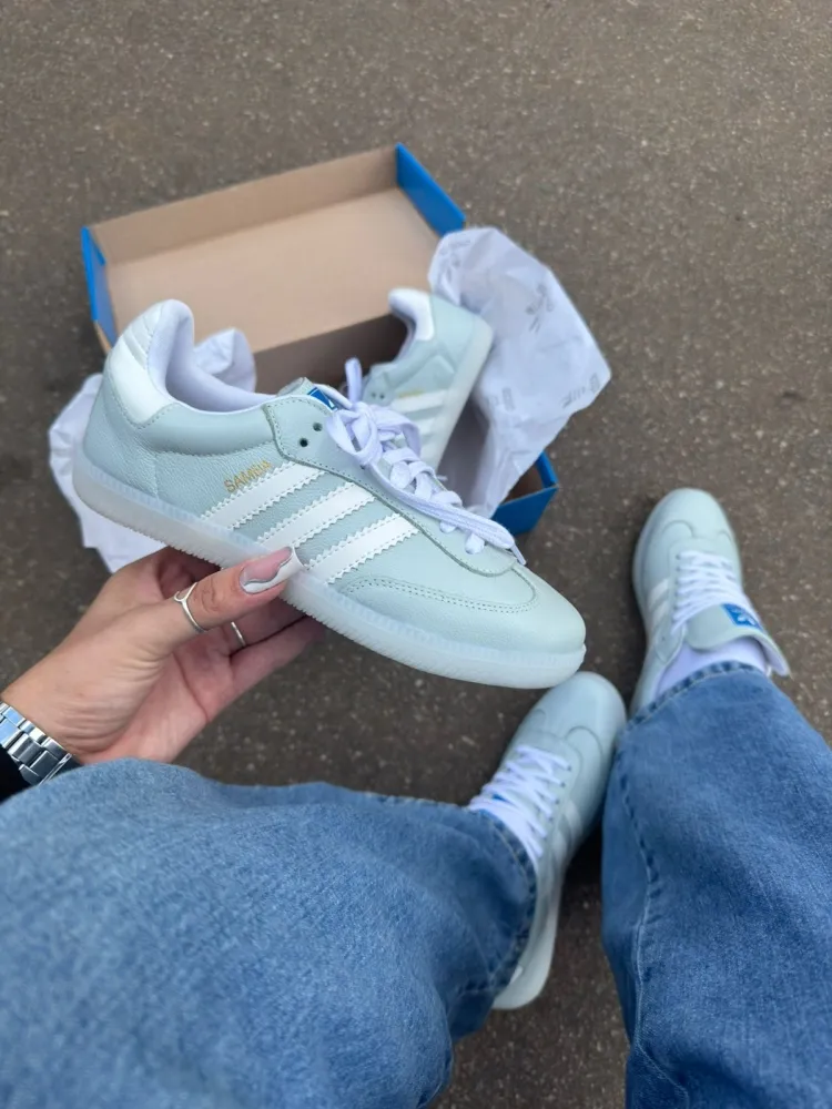    Tênis  adidas samba couro legitimo   Imagem