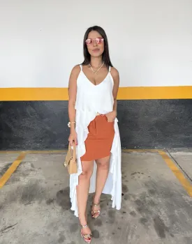 BATA BOHO CHIC LONGA - OFF WHITE