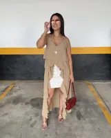 BATA BOHO CHIC LONGA - NUDE - Foto 4