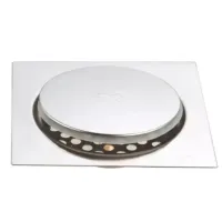 Kit 2 Ralo Inteligente Click 15x15 Cm Inox Banheiro Lavabo Veda Cheiro - Foto 3