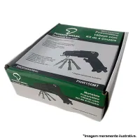 Martelete Pneumático 150mm com Kit de 4 Cinzéis PNW150MT Potente - Foto 2