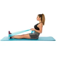 Faixa Elástica Para Fisioterapia Yoga Alongamento Pilates - Foto 5