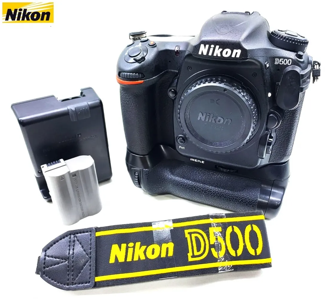 Câmera Nikon D500 DSLR 20.9 MP VÍDEO 4K 30P + GRIP - Usada 