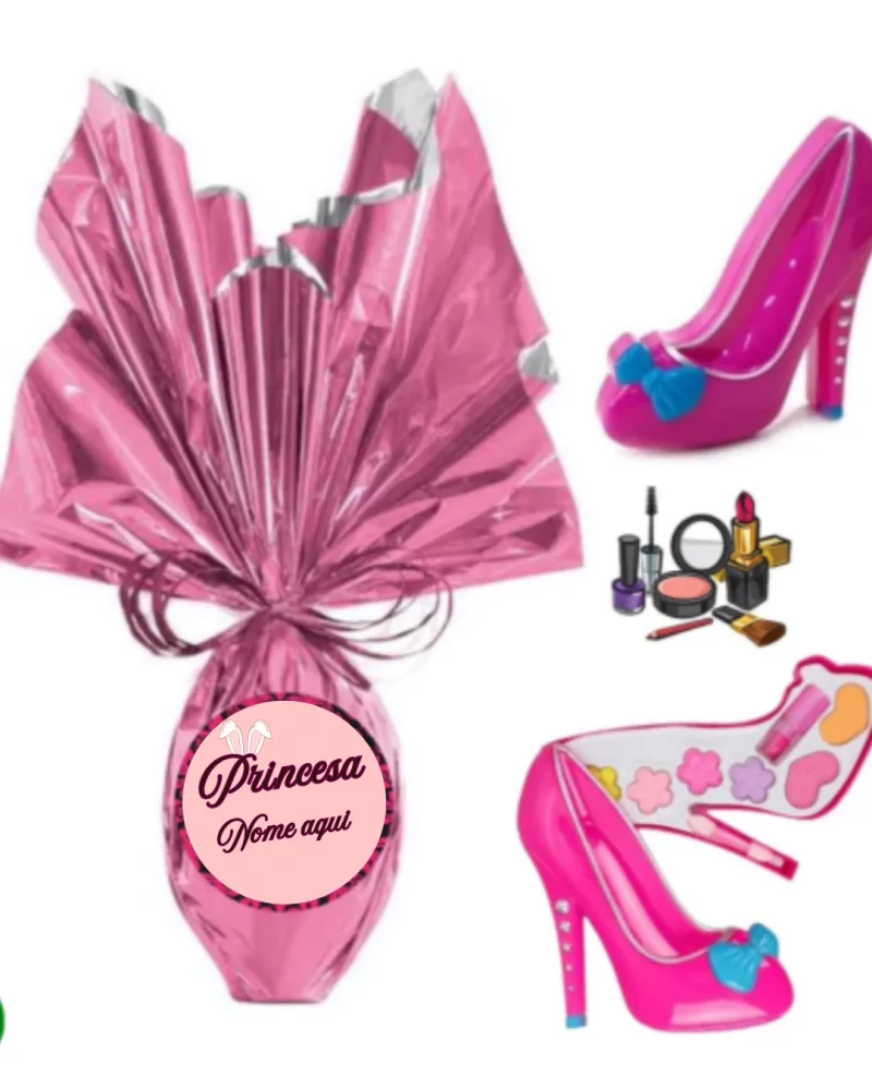 Ovos de Pascoa Infantil Menina com Brinquedo