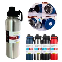 Garrafa Térmica 800ml garrafa espacial Quente Frio Com Isolamento Térmico De Grande Capacidade  - Foto 3