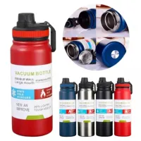 Garrafa Térmica 800ml garrafa espacial Quente Frio Com Isolamento Térmico De Grande Capacidade  - Foto 7