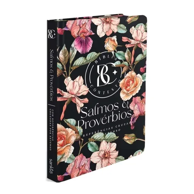 Bíblia Contexto | Salmos e Provérbios | NVT | Capa Dura | Floral