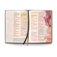 Bíblia Contexto | Salmos e Provérbios | NVT | Capa Dura | Floral - Foto 5