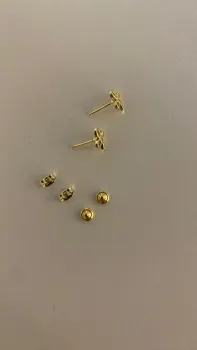 Brinco Baby Delicado - Banhado Ouro 18k - Foto 2