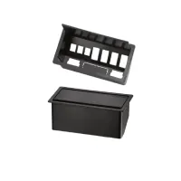 Estação de Trabalho Mesa Plataforma 1200 Para 2 Lugares Pé Quadro com Caixa de Tomadas Versa - Foto 5