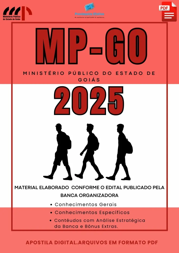Apostila MP GO 2025 Secretário Auxiliar