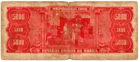 C058 - 5000 Cruzeiros - 1° Estampa - Série 948 - Tiradentes - Data: 1964 - UTG - Foto 2
