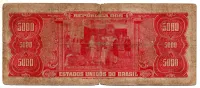 C058 - 5000 Cruzeiros - 1° Estampa - Série 503 - Tiradentes - Data: 1964 - UTG - Foto 2