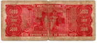 C058 - 5000 Cruzeiros - 1° Estampa - Série 981 - Tiradentes - Data: 1964 - UTG - Foto 2