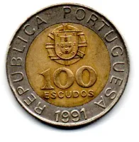 Portugal - 1991 - 100 Escudos