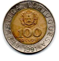 Portugal - 1991 - 100 Escudos