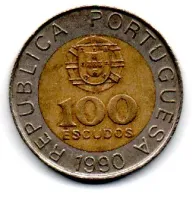 Portugal - 1990 - 100 Escudos