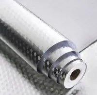 Papel Aluminio Adesivo Parede Cocina Resiste Calor 0.4x3m A0 - Foto 4