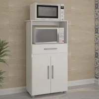 Armário Microndas e forno  Havana New Branco