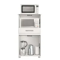 Armário Microndas e forno  Havana New Branco - Foto 5