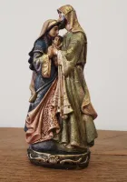  Linda Imagem de Sagrada Familia Ternura 20 cm em Gesso Premium - Foto 3